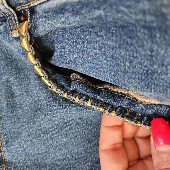 Bill Blass Jeans Vintage 1990s Upcycled Mom Shorts High Waisted Size 6‎ - Picture 6 of 12